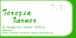 terezia karner business card