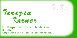 terezia karner business card